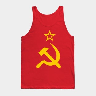 Soviet Symbols Star, Hammer And Sickle Tank Top